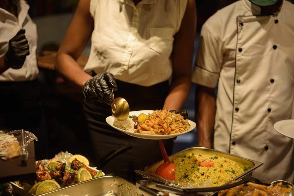 Plated event catering in Punta Cana