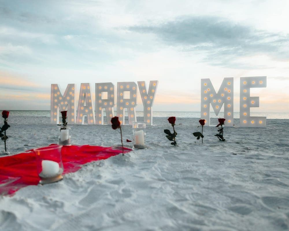 Romantic private celebration setup in Punta Cana